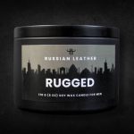 "Rugged" Russian Leather Scented Candles For Men